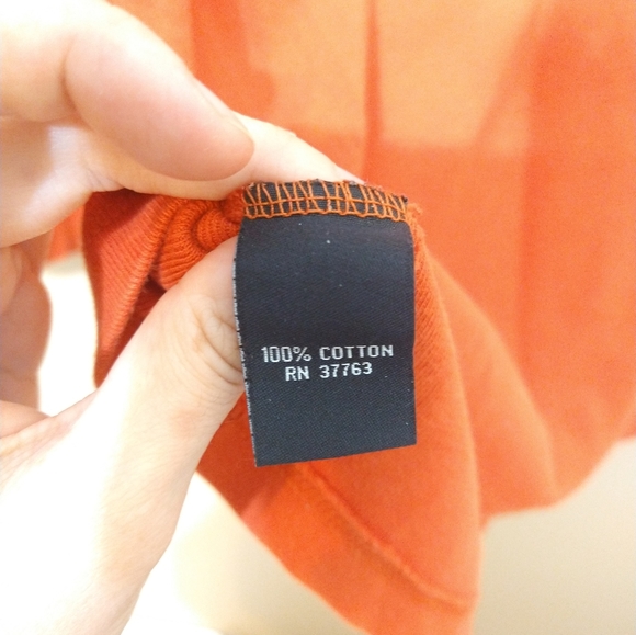 🌹Rafaella Orange Three Quarter Length Sleeve Top Medium - Picture 5 of 6